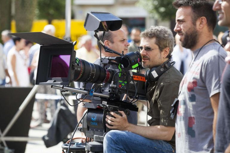 El director de cine vitoriano, Juanma Bajo Ulloa