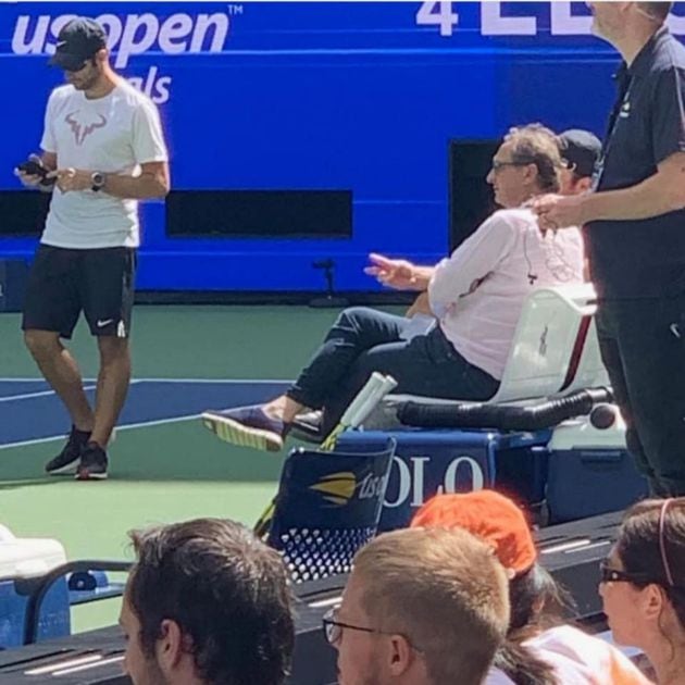 Benito Pérez-Barbadillo, en un momento del US Open