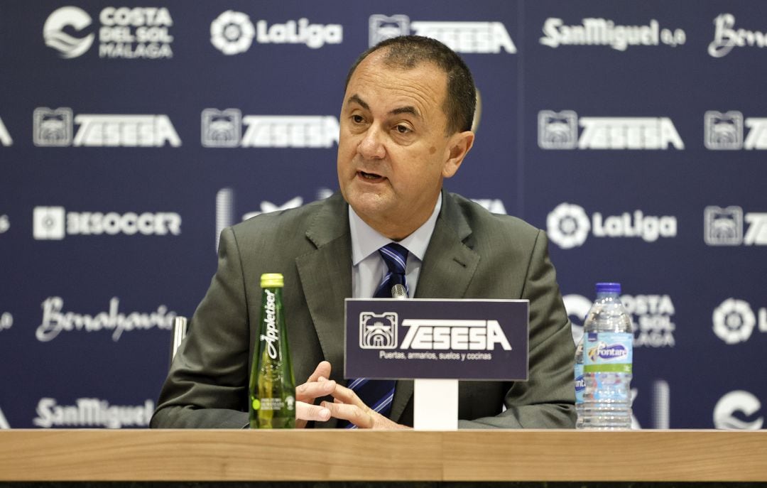 José María Muñoz, en su encuentro con la prensa