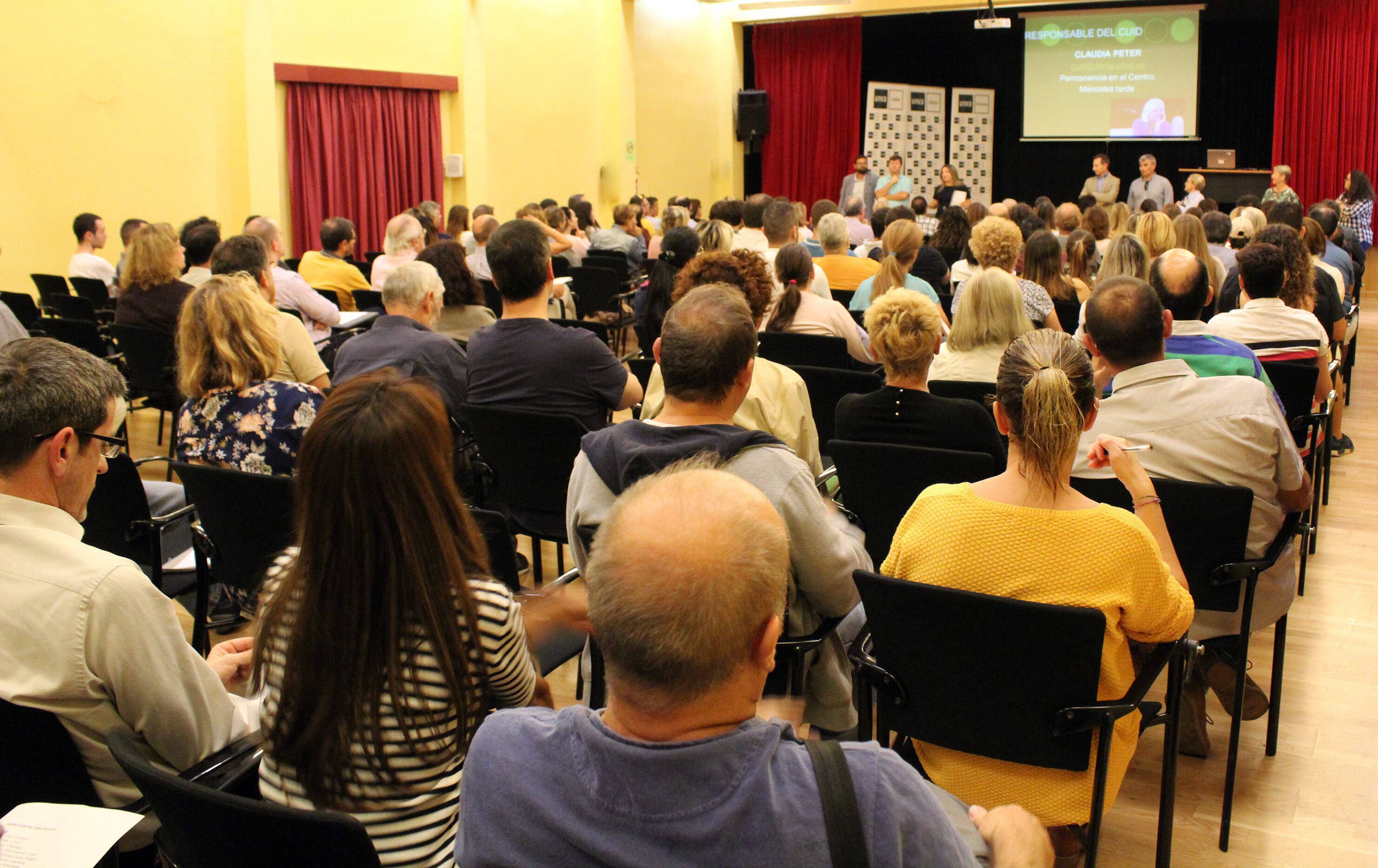 Imagen de archivo del acto de presentación del curso 2018-19 en la UNED Dénia.