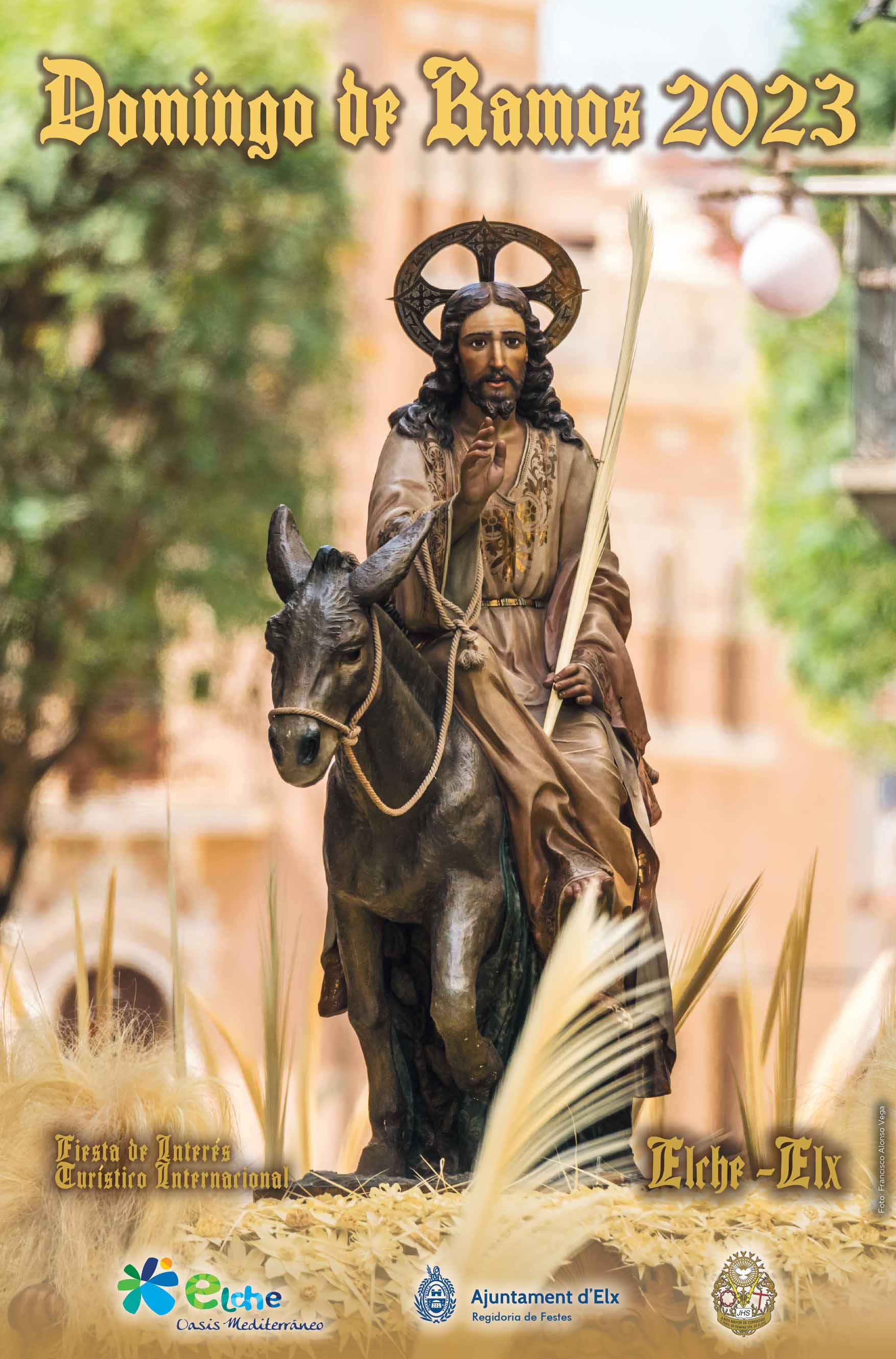 Cartel Domingo de Ramos Elche 2023 (Fotografía de Francisco Alonso Vega)