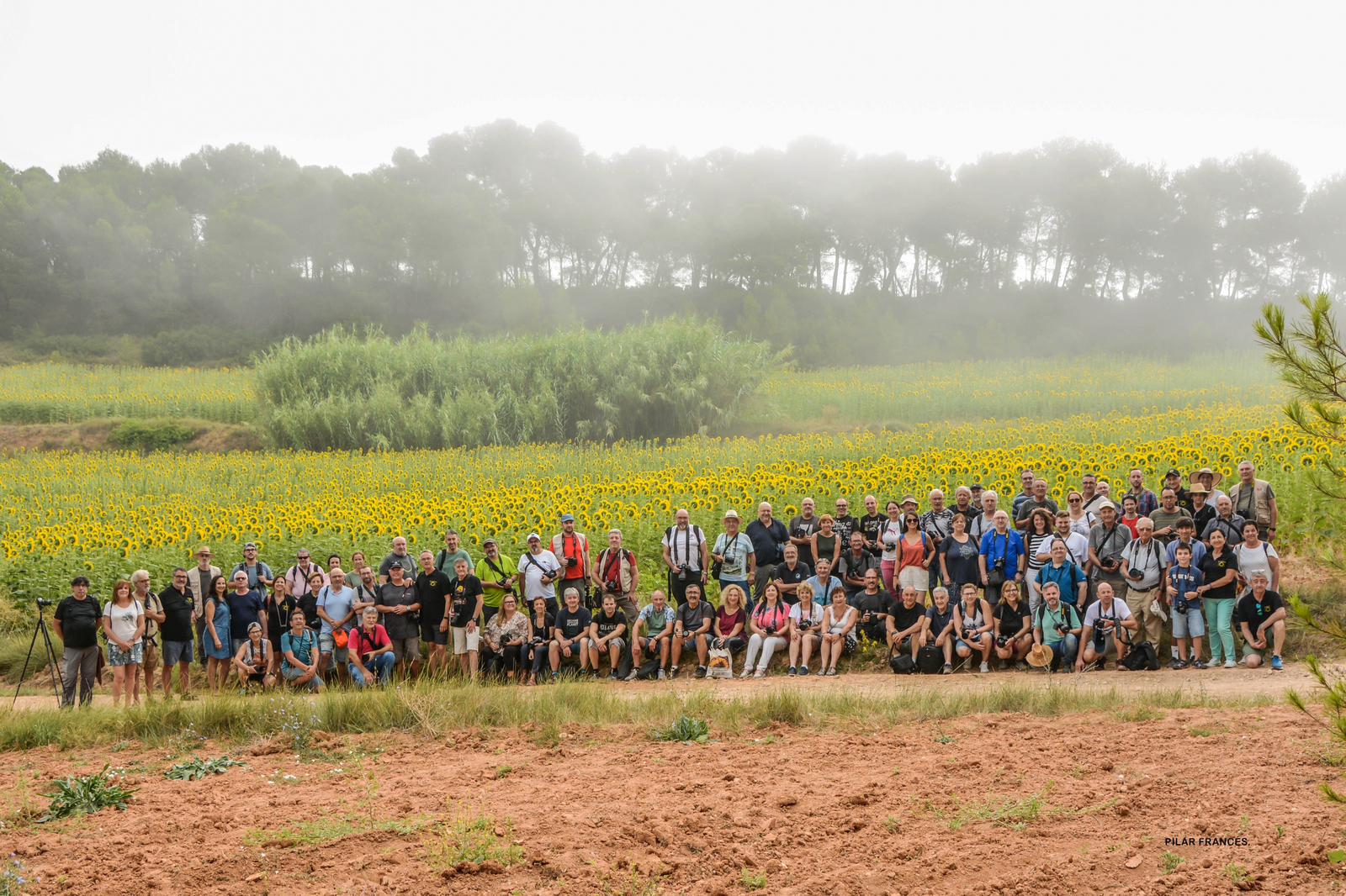 Foto de familia tras la quedada organizada por la concejalía de Cultura y Alforí en fotos.