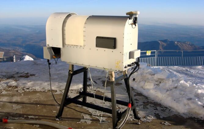 Imagen de uno de los radiómetros alemanes importados por el Gobierno madrileño