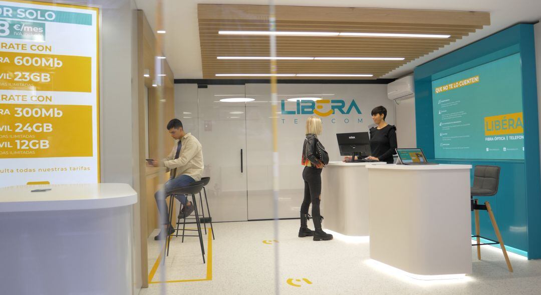 Imagen de las instalaciones de Libera Telecom