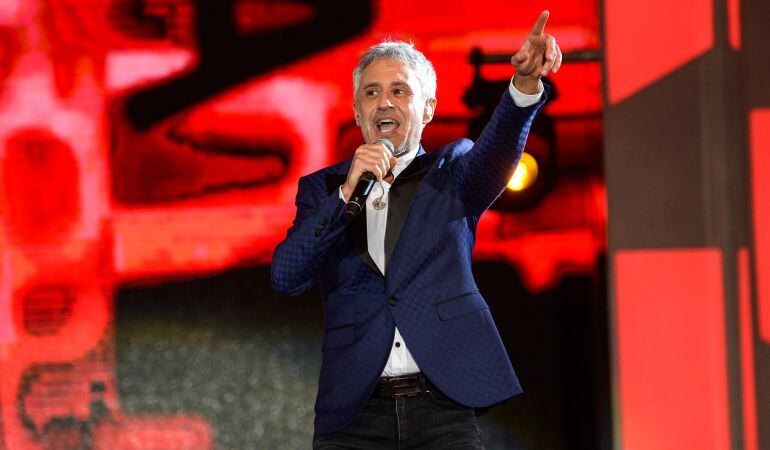 Sergio Dalma durante la gala Cadena Dial 2018