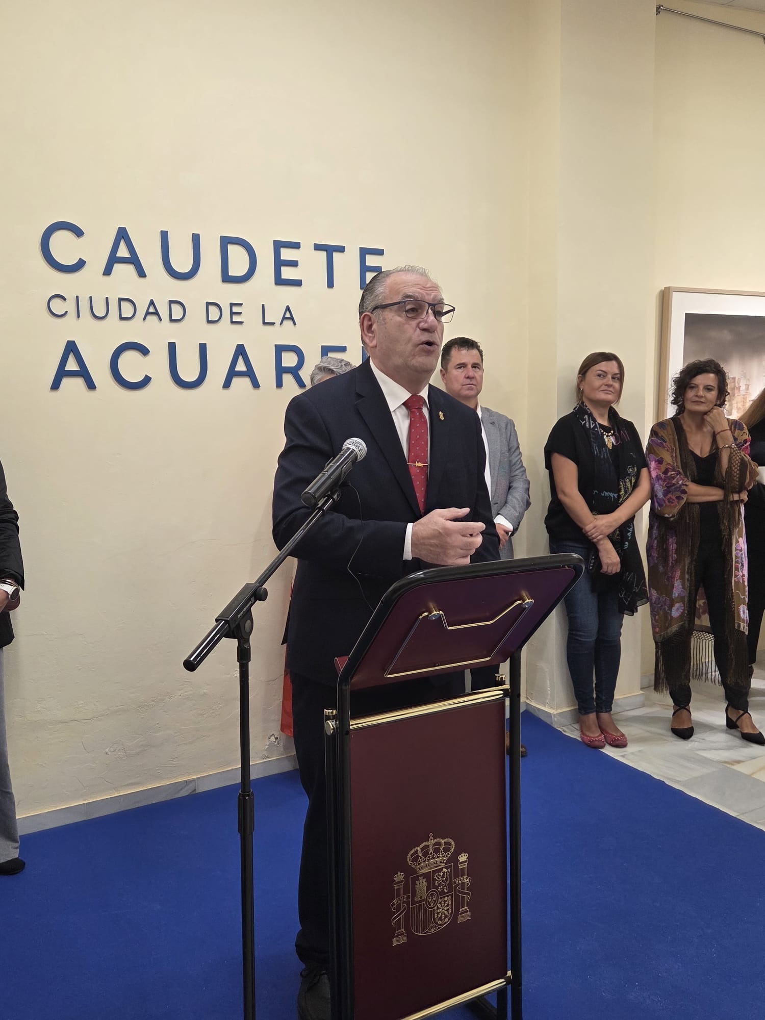 El alcalde, en el acto del sábado