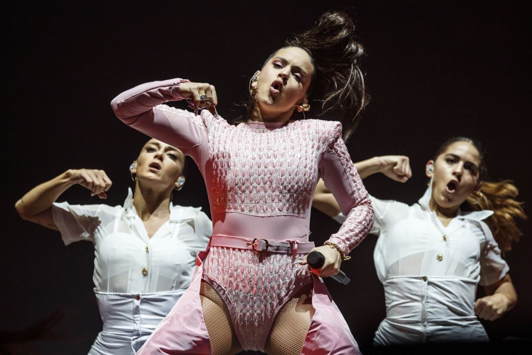 Rosalía en su actuación en el concert del Primavera Sound del pasado 1 de Junio en Barcelona. 