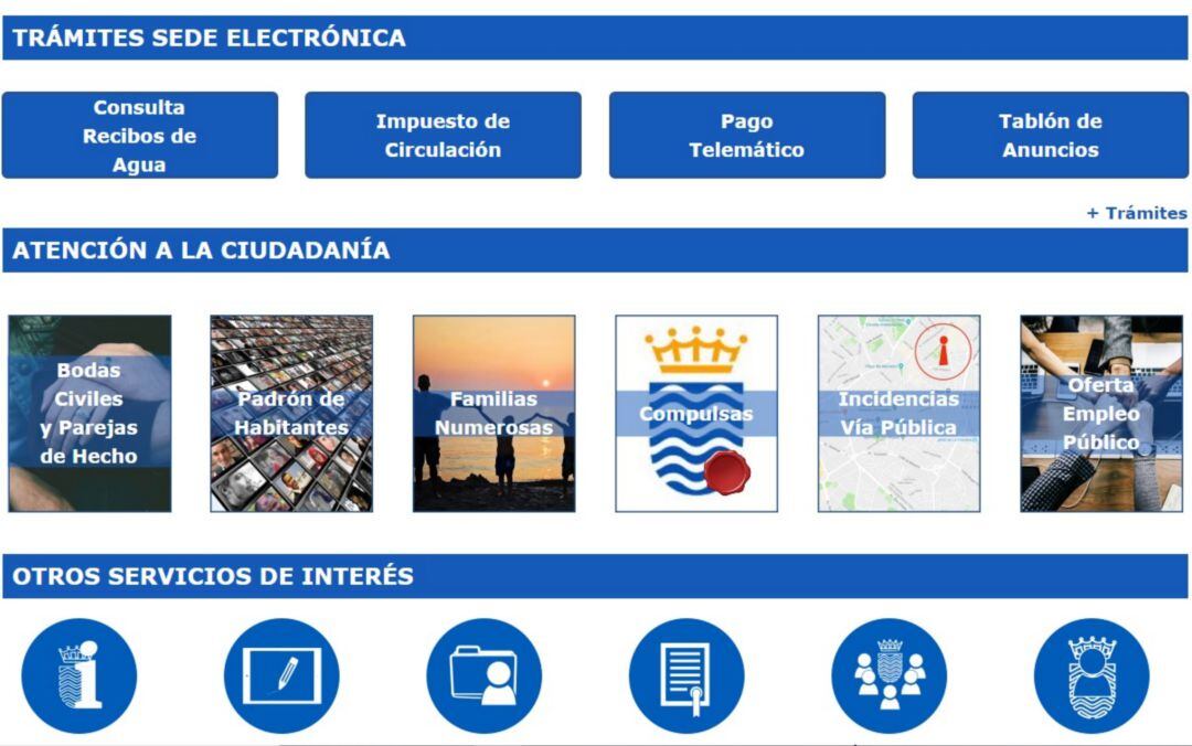 Página web del Ayuntamiento de Jerez