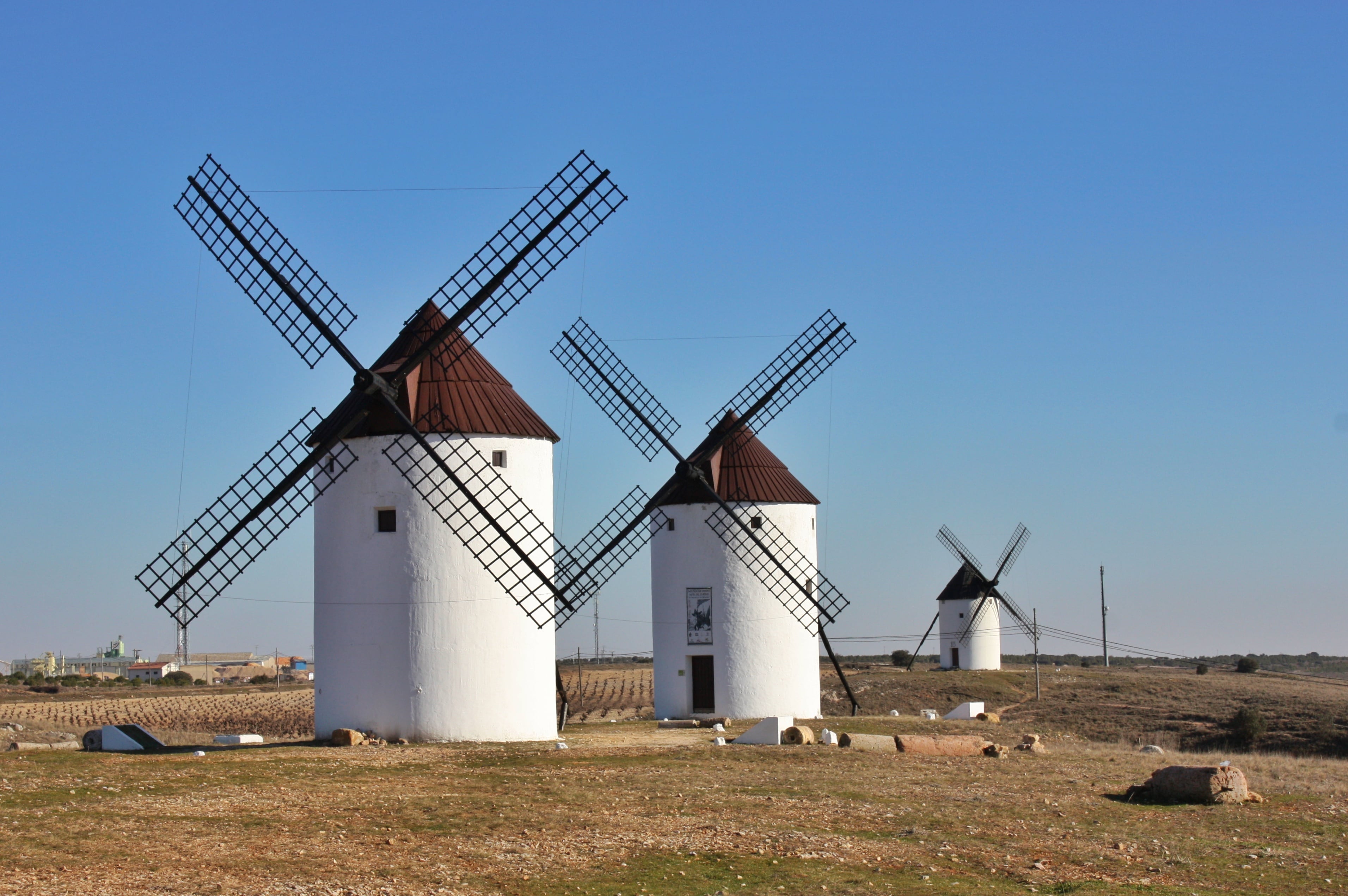 Molinos de viento de Mota del Cuervo (Cuenca).