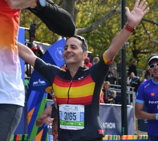 David Hernández Puentes participa en la Maratón de Nueva York