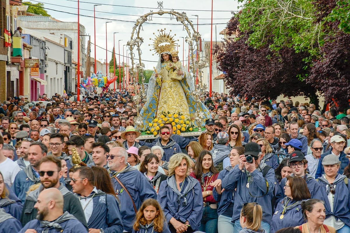 Imagen del Ayuntamiento de Tomelloso durante la celebración de la romería