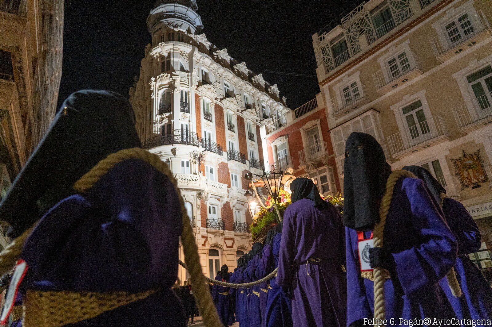Imagen de la Semana de Santa de Cartagena por Felipe Pagán