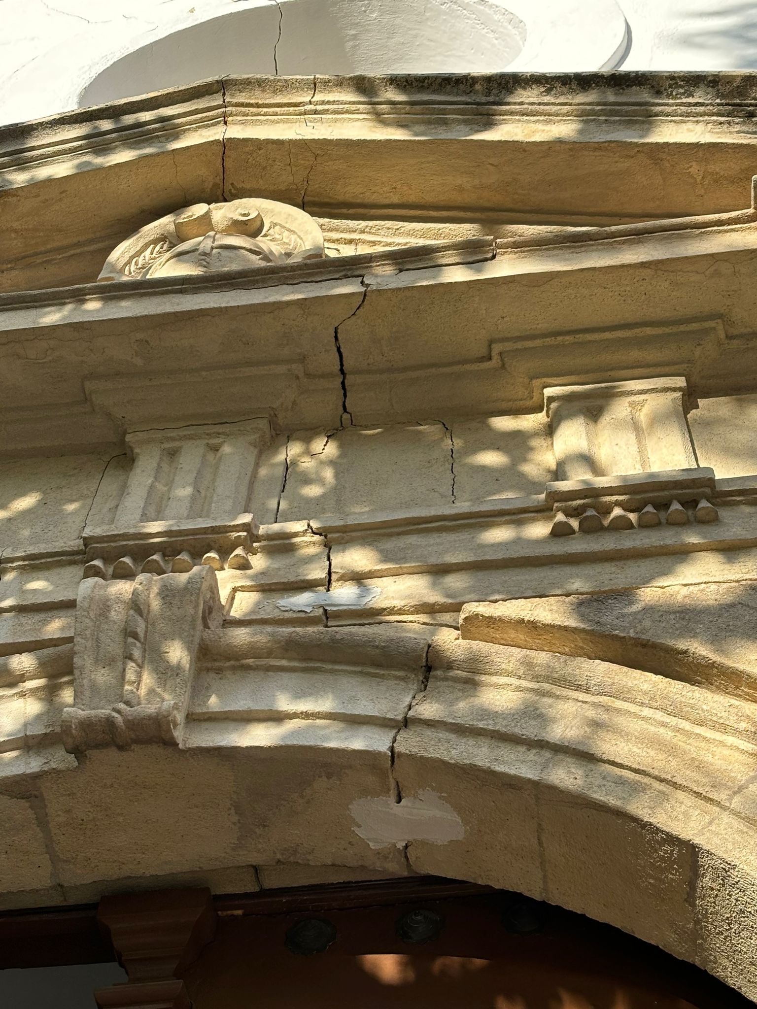 Desperfectos en la ermita del Colodro, en Córdoba