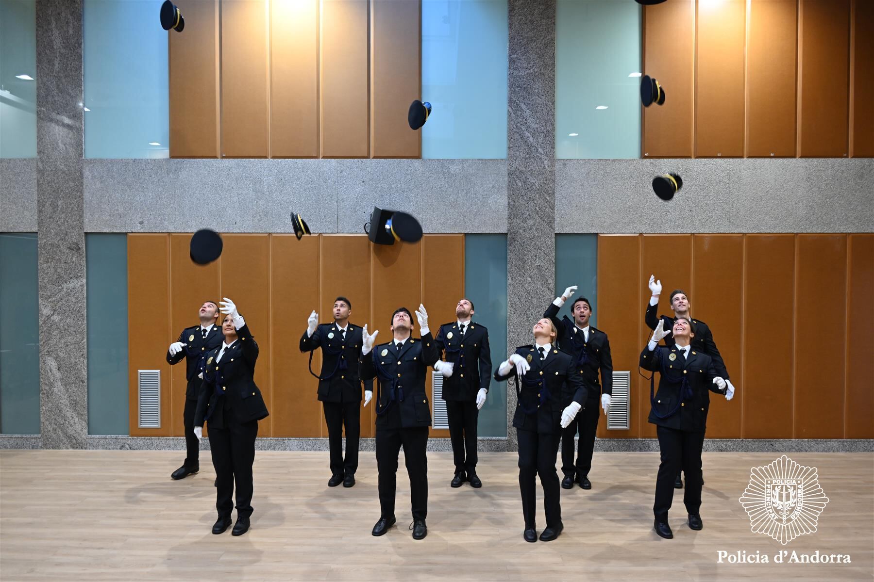 Jurament dels 9 agents de la 57a promoció d'agents de Policia.