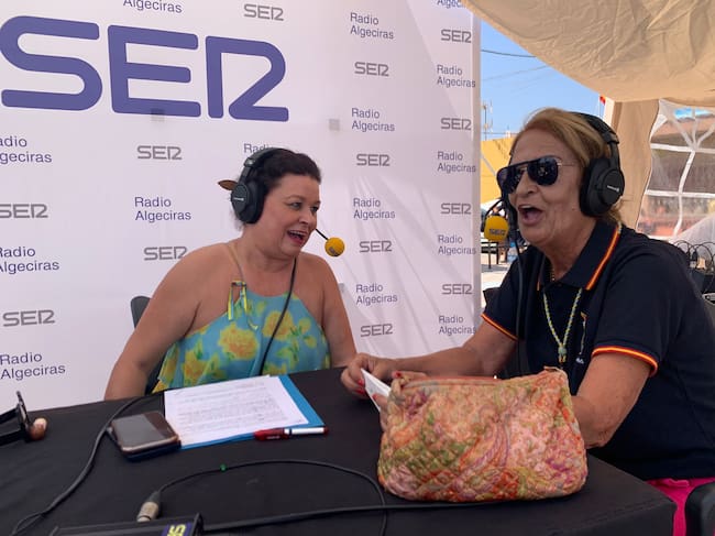 Juana Cid junto a Gloria Masallá