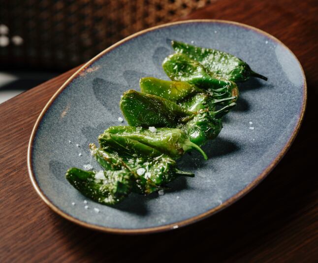 Pimientos de Gernika fritos