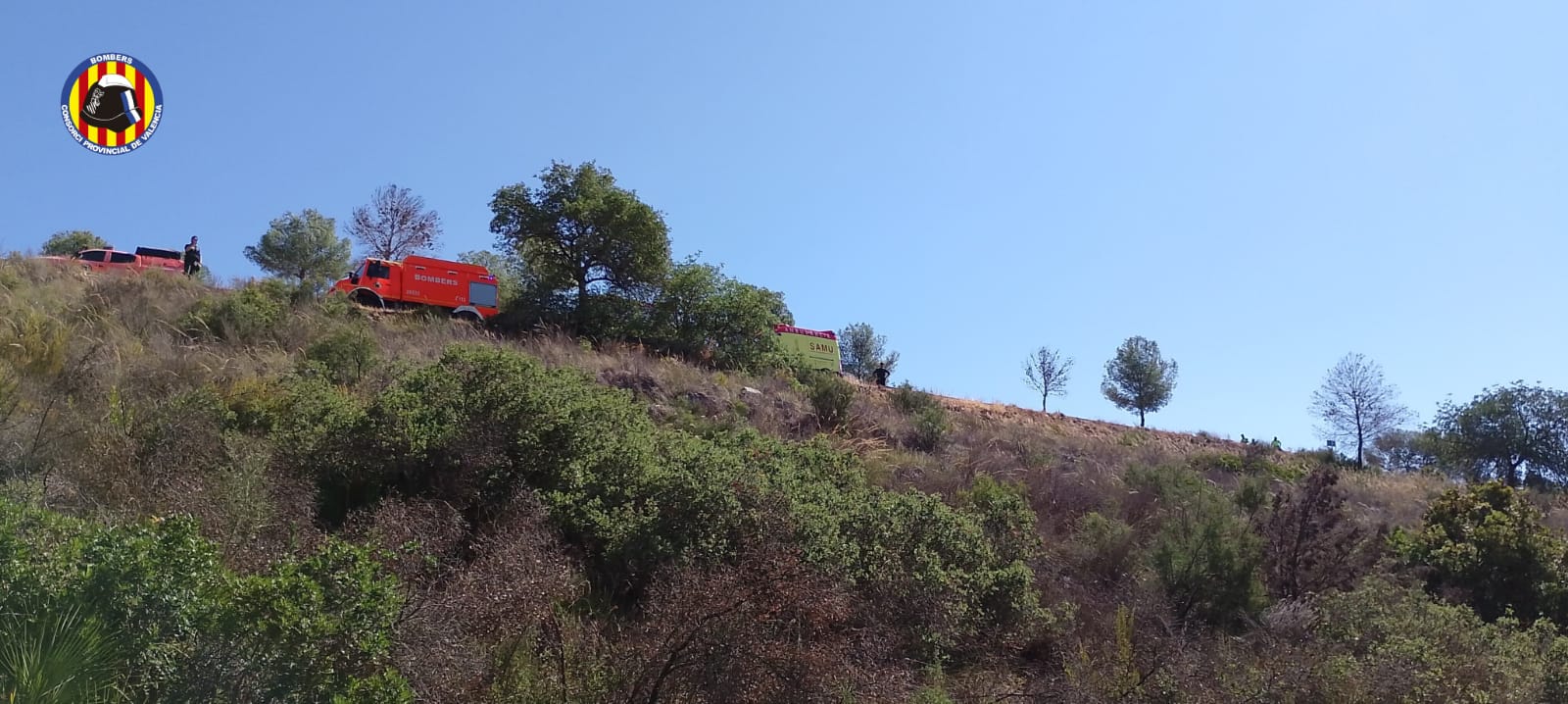 Rescate en Tous. Fuente: CP Bombers València