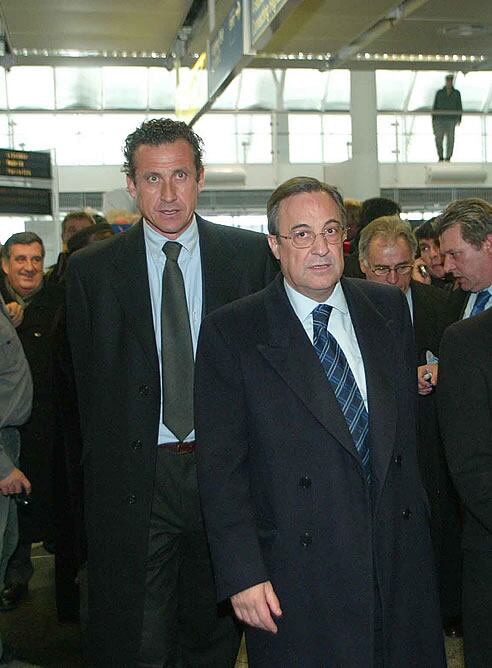 Valdano, junto a Florentino, en una imagen de archivo