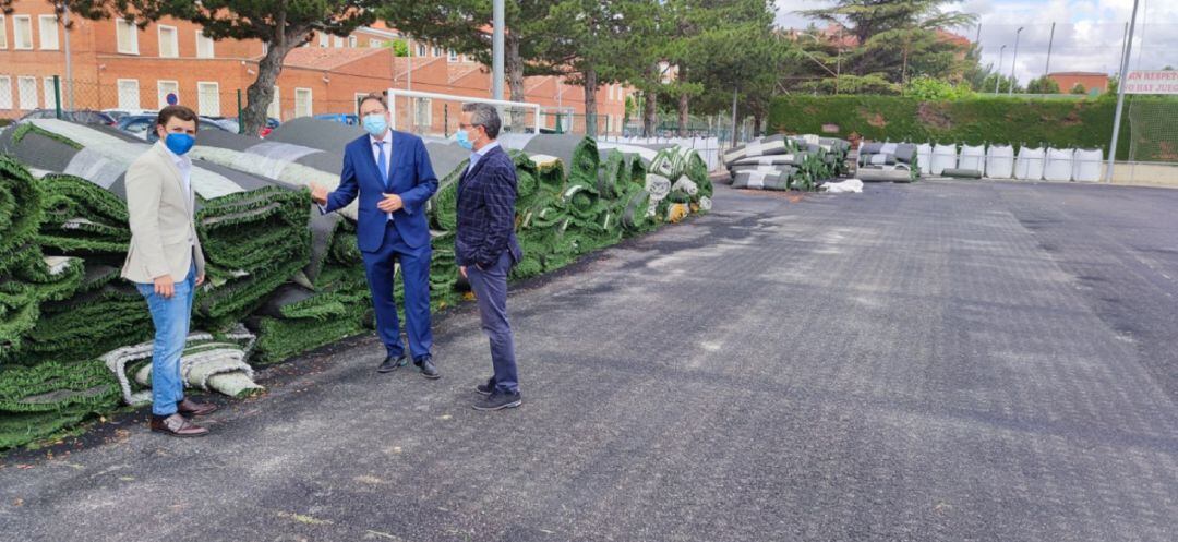 Césped atificial en San Telmo