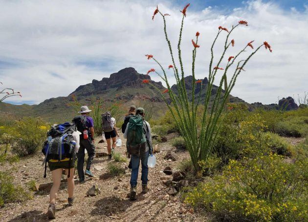 Voluntarios de &quot;No More Deaths&quot; llevan agua a los migrantes en el desierto