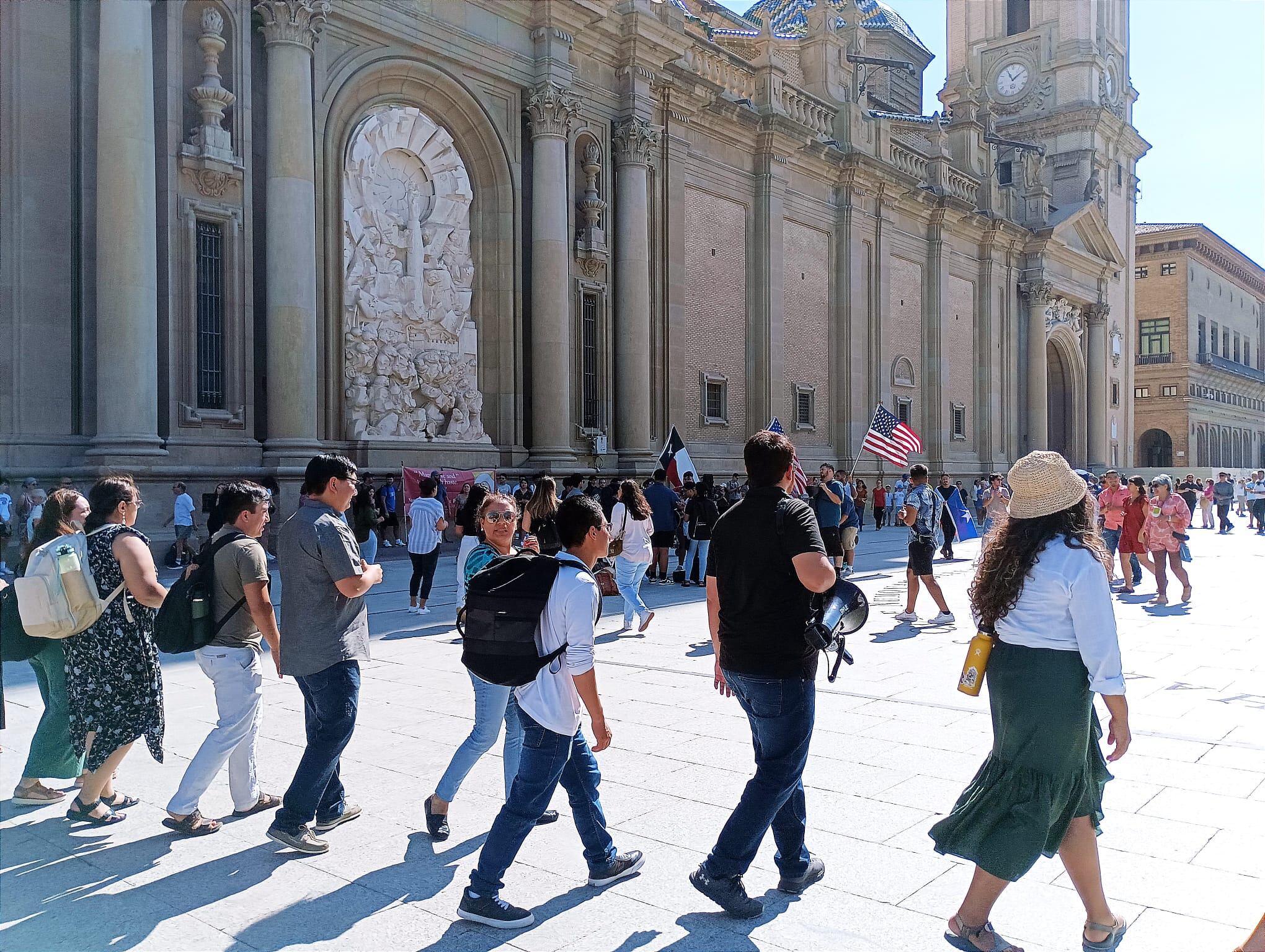 La Jornada Mundial de la Juventud reúne en Zaragoza a jóvenes de todo el mundo con cantos eclesiásticos