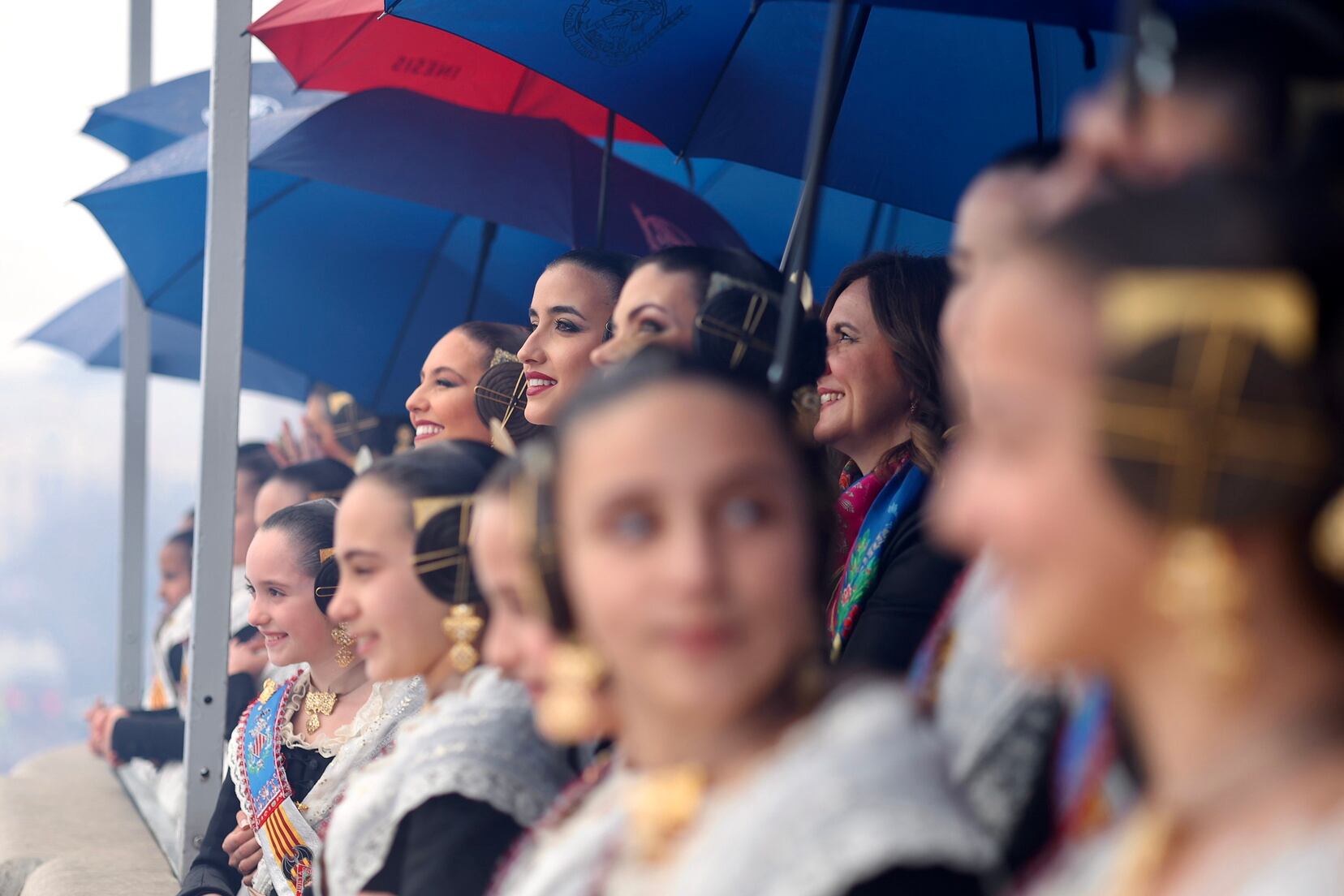 Mascletà con lluvia en Fallas del 7 de marzo de 2026