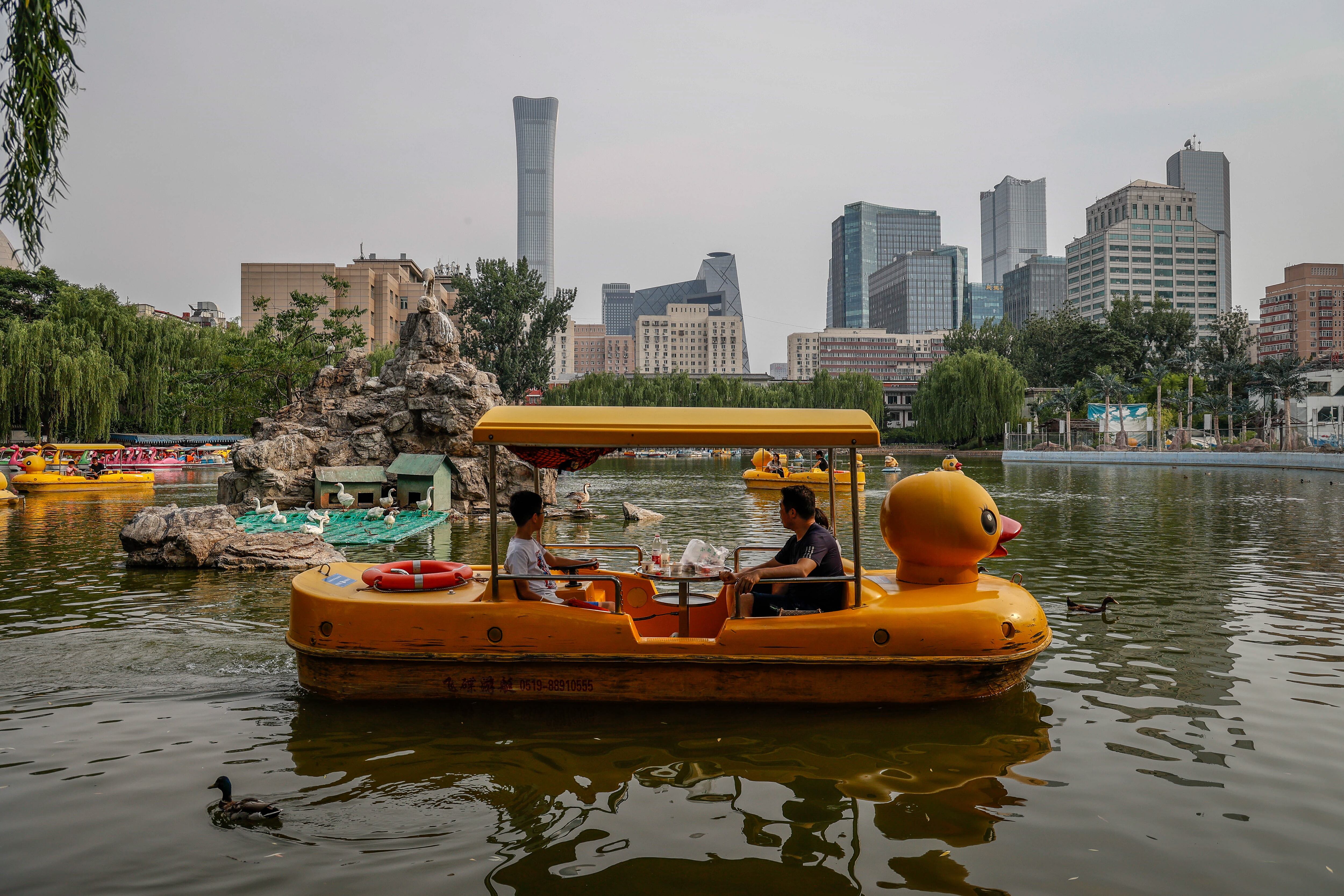 Pedaleando en Beijing