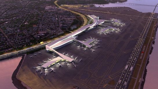 Proyecto de renovación del aeropuerto de LaGuardia.