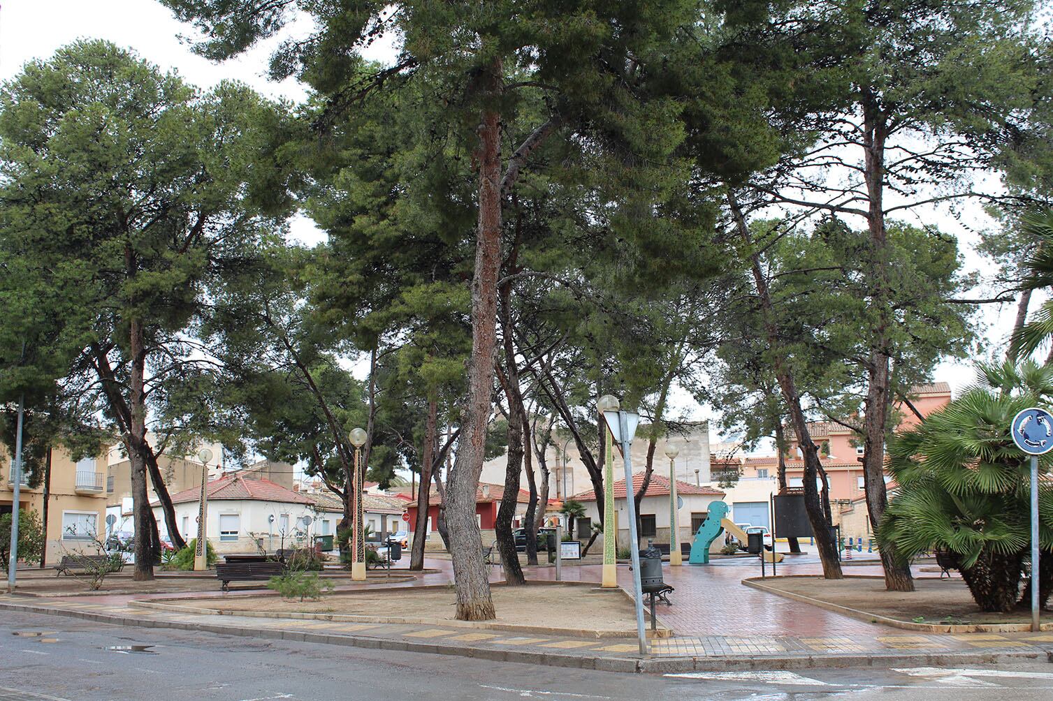 Parque San Lázaro en Novelda