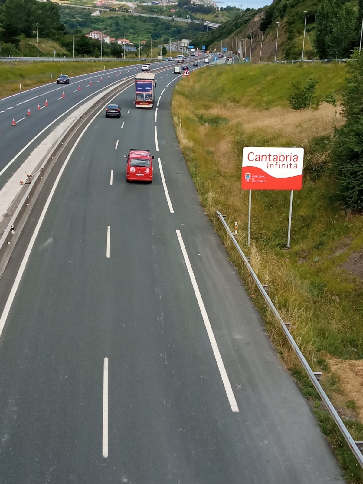 Autovía A-8 entre Cantabria y Vizcaya