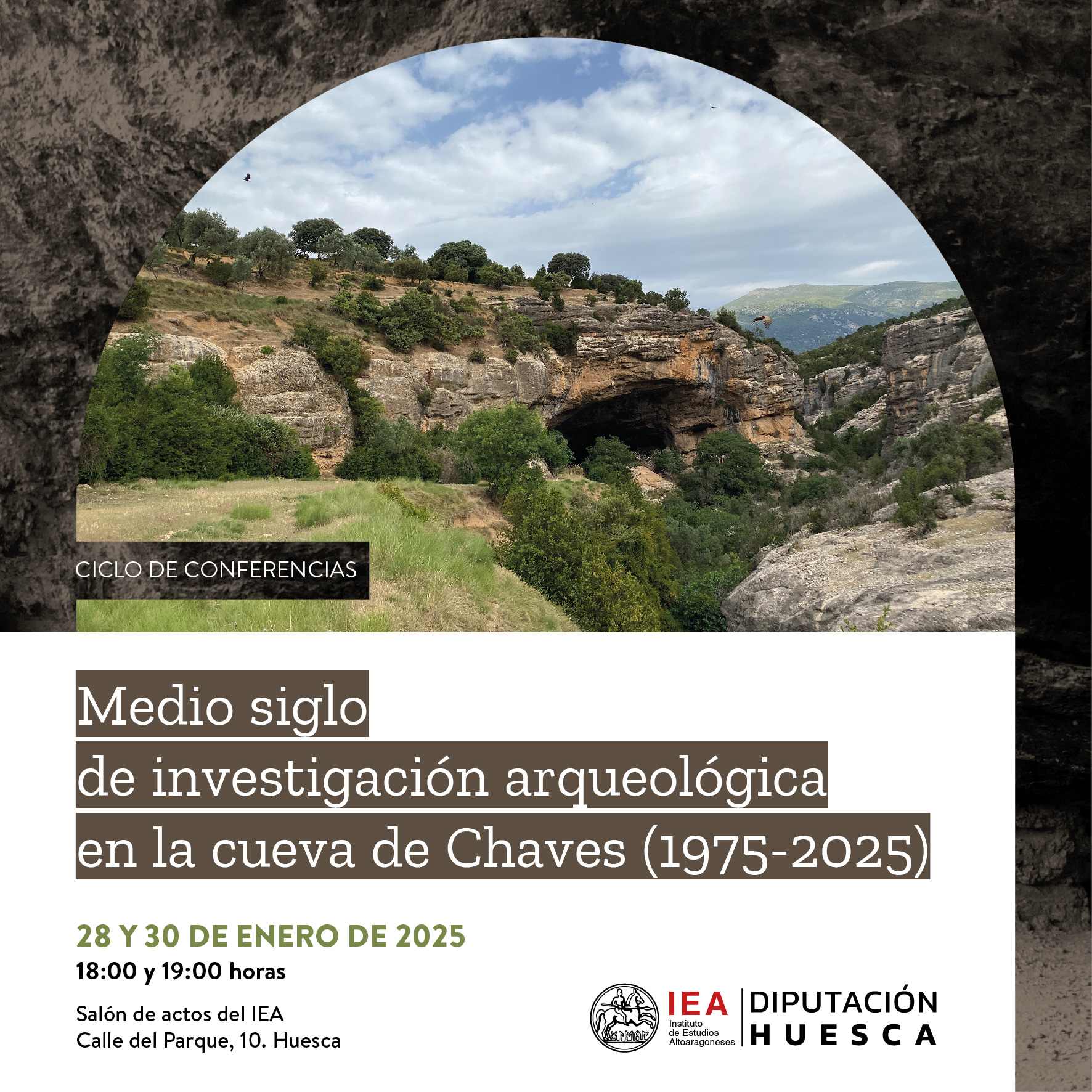 Ciclo sobre la cueva de Chaves en el IEA