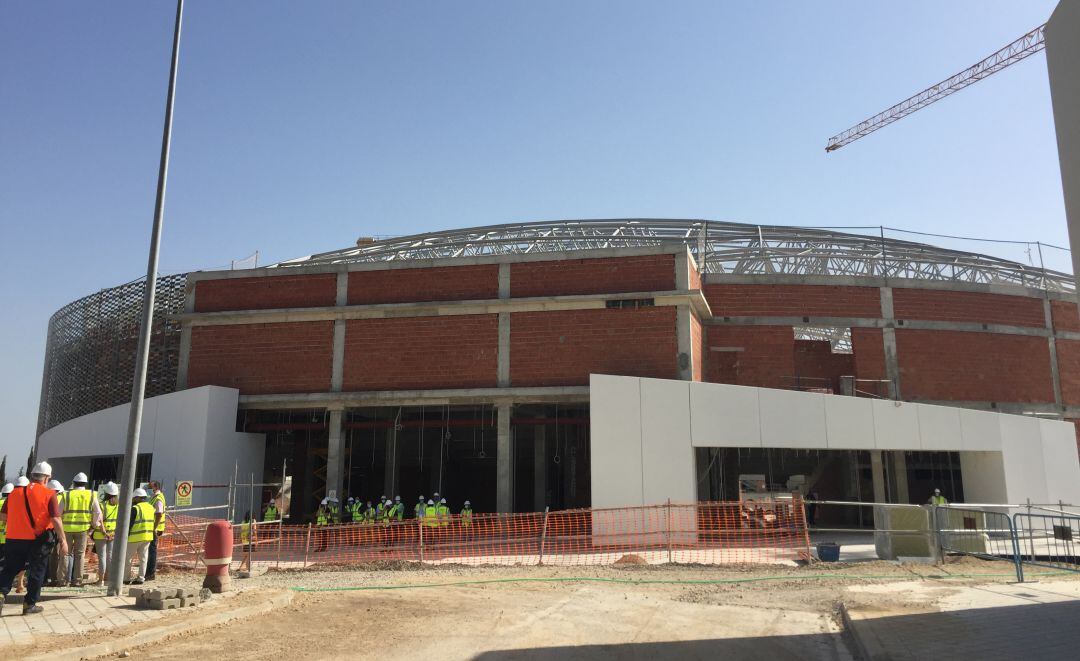 Exterior del pabellón &#039;Jaén Arena&#039;.