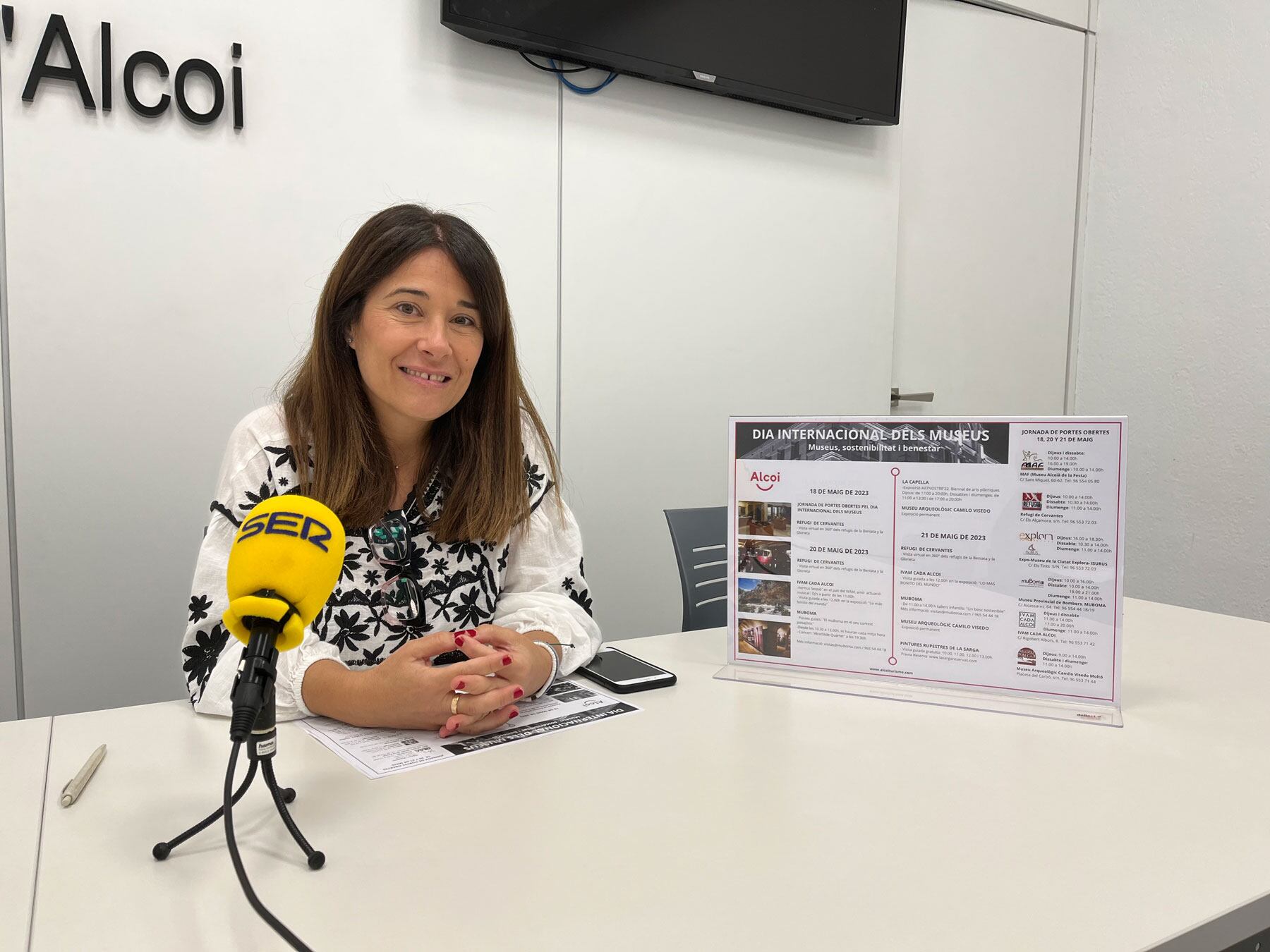 Lorena Zamorano, concejal de Turismo, durante la rueda de prensa de presentación de las actividades