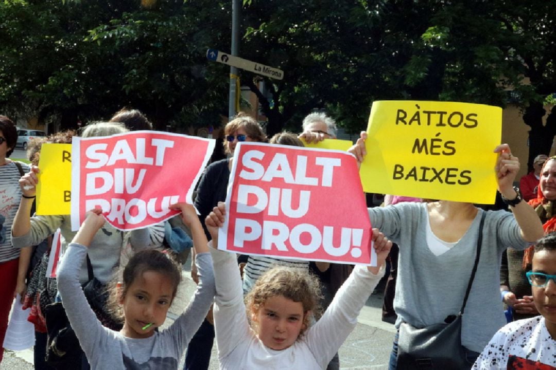 Manifestació a Salt el maig aquest any