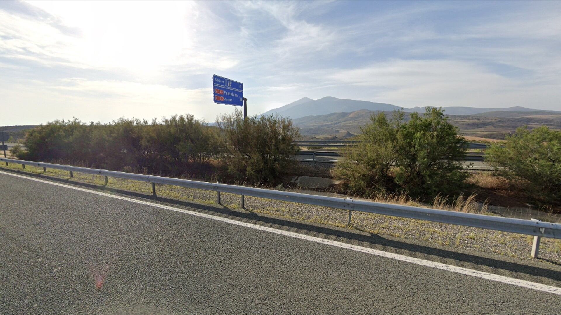 La autovía A-15 entre Soria y Pamplona