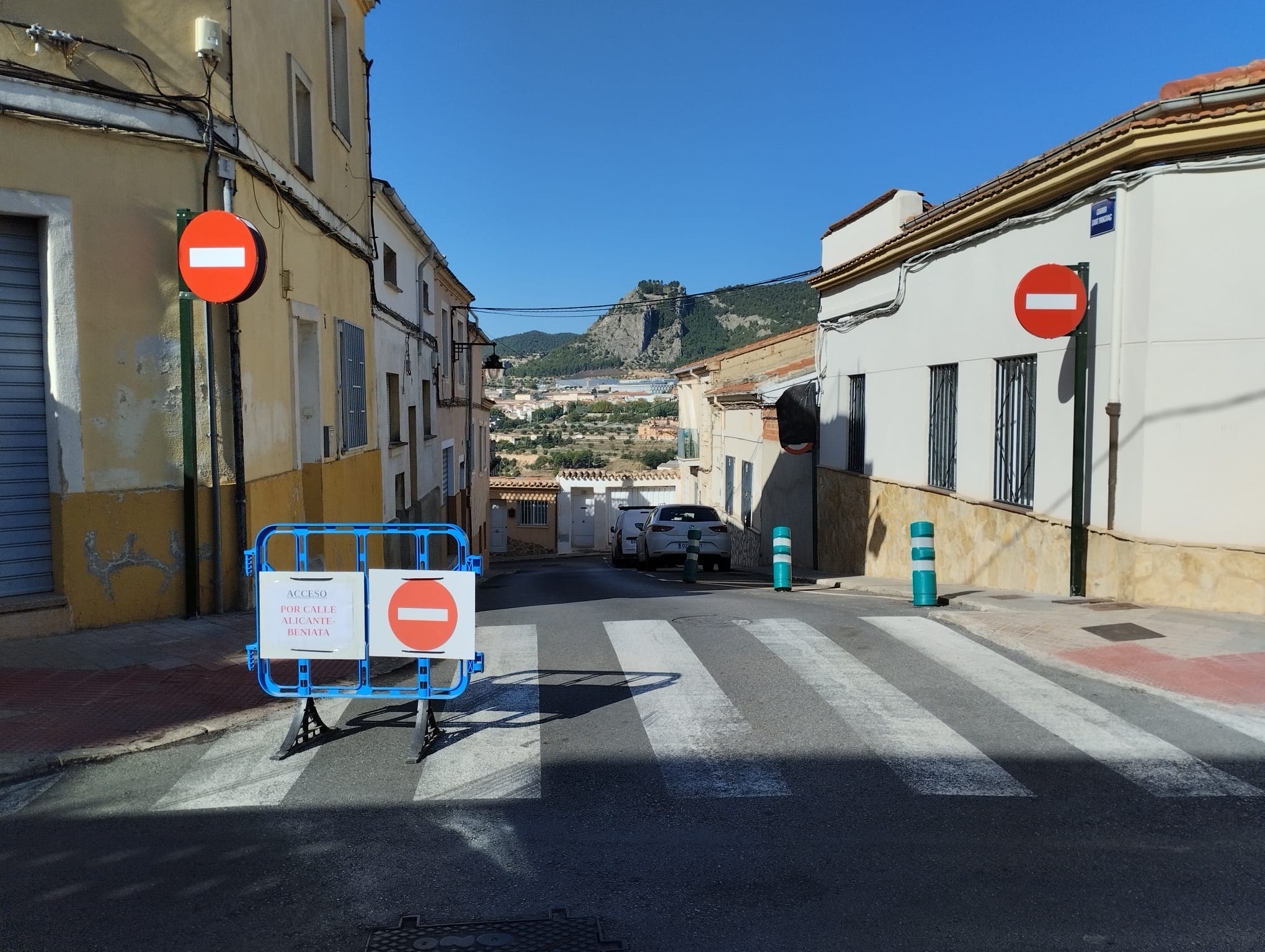 Calle San Pancracio, en Alcoy