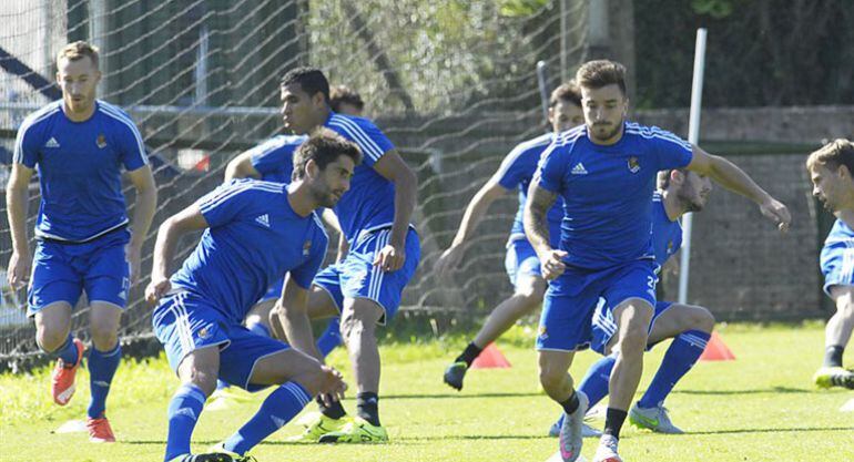 Jonathas se ejercita en Zubieta la pasada temporada