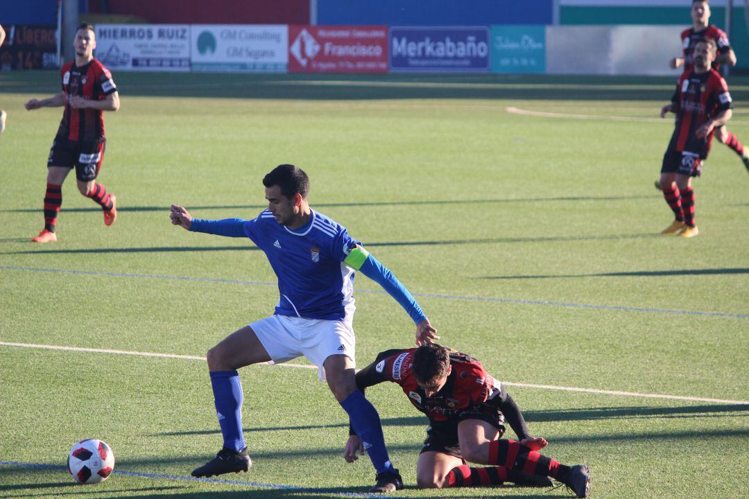 Isra durante un partido esta temporada