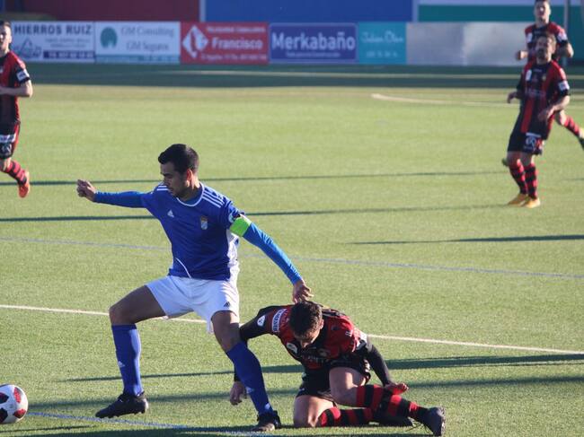 Isra durante un partido esta temporada