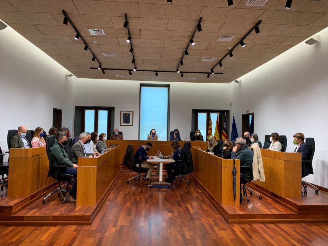 Imagen del pleno del Ayuntamiento de Ibiza