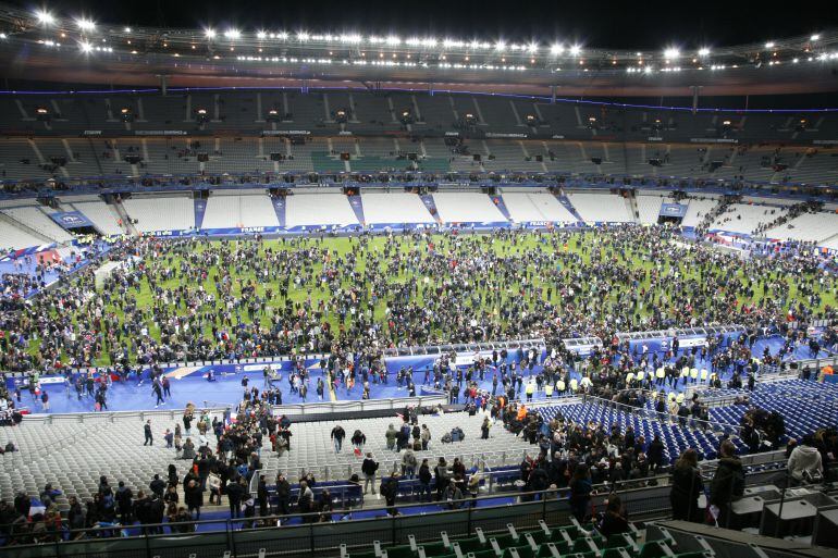 El Stade de France en París el día de los atentados en París 