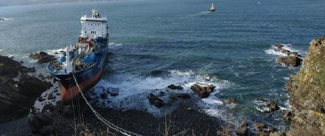 Operativo de retirada del combustible del &#039;Blue Star&#039;