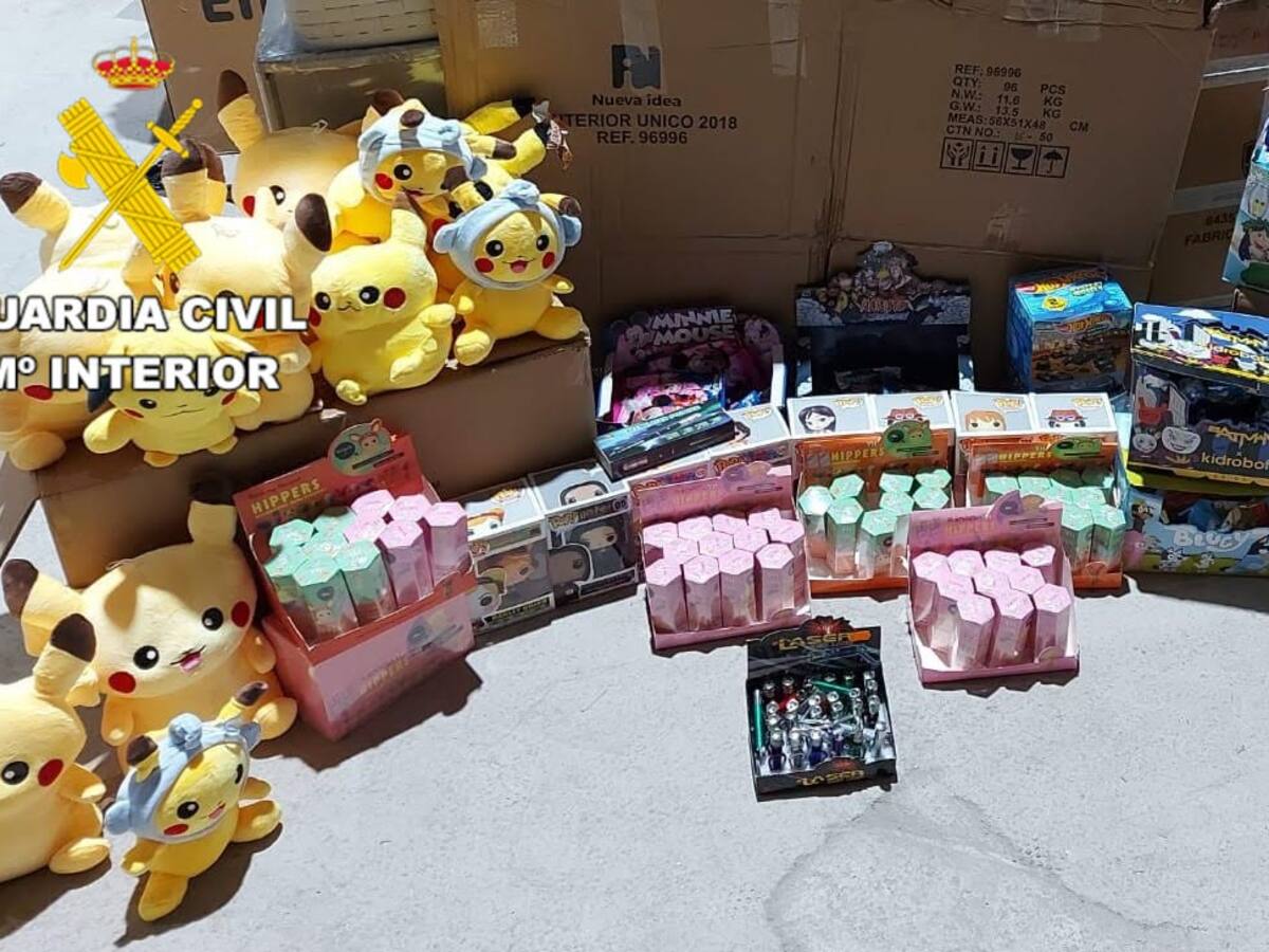 Incautados más de siete mil juguetes peligrosos en A Coruña con productos procedentes de China
