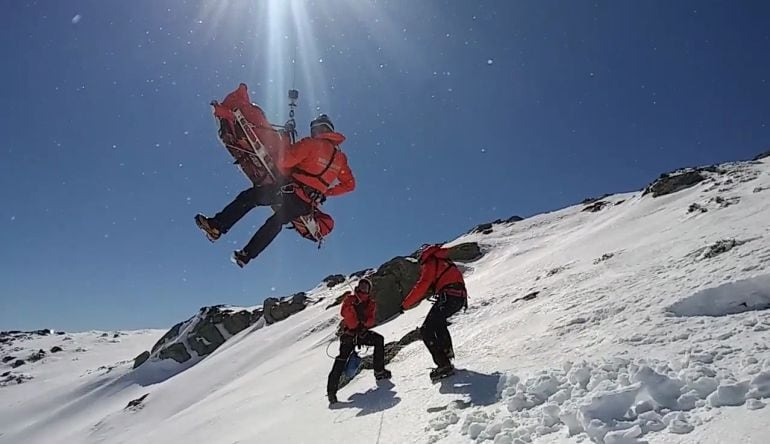 La mayoría de intervenciones se producen por accidentes de montañeros