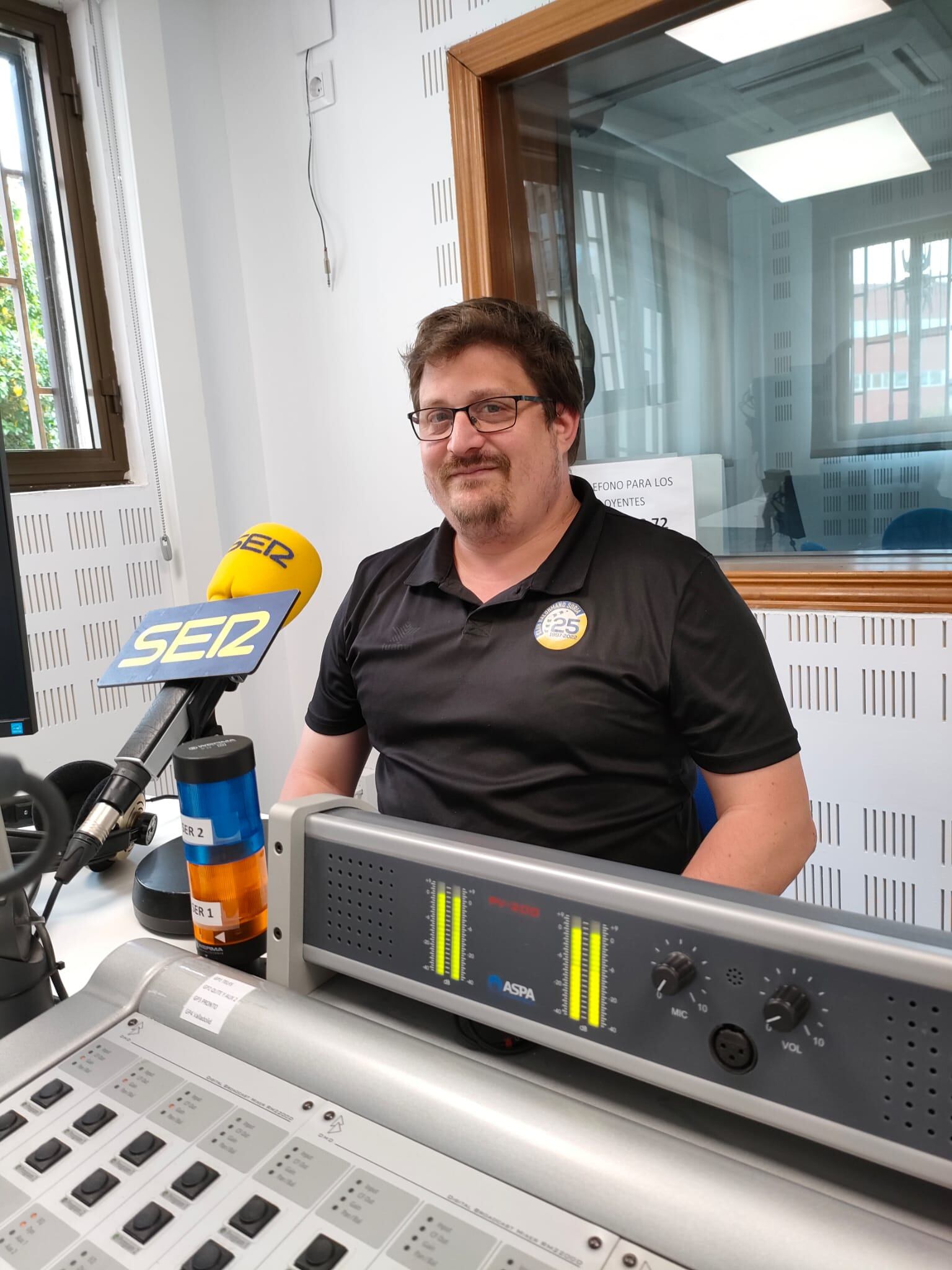 El entrenador del BM Soria, Jordi Lluelles, en SER Soria.