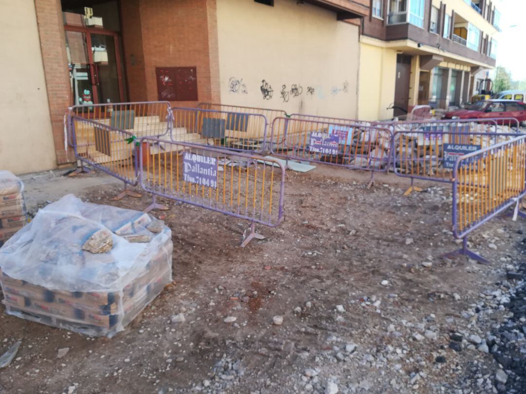 Obras en la Avenida de Burgos