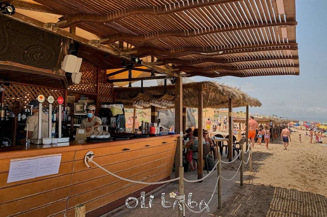 Chiringuito Oli-ba-ba de la playa de Oliva