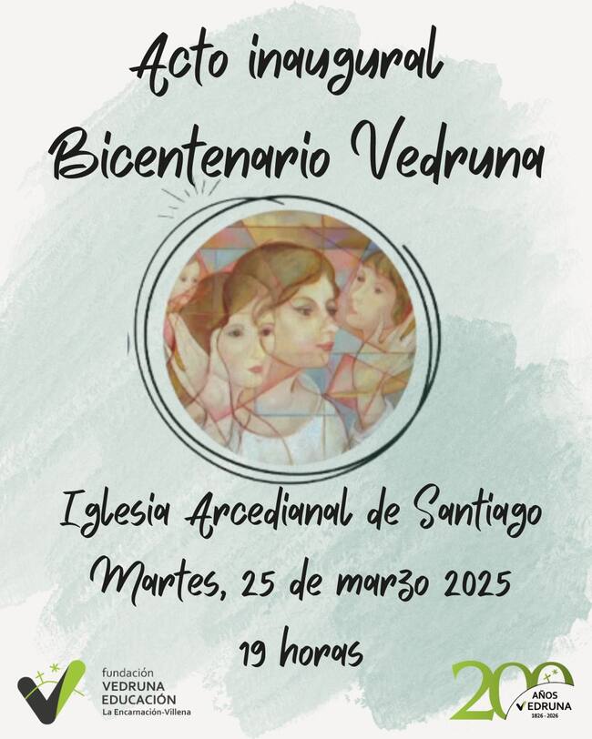 Cartel del acto del martes