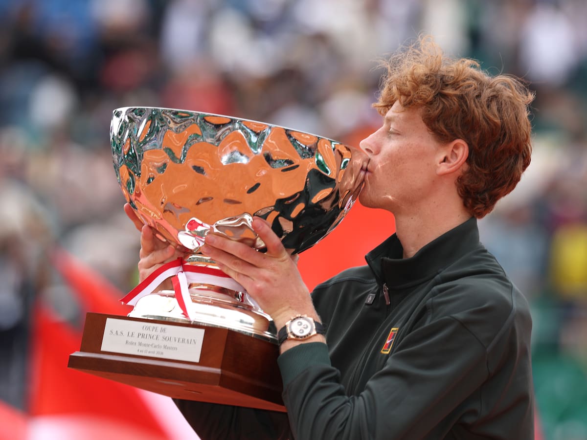 Sinner celebra su victoria en Montecarlo ante Alcaraz: "Volver al número uno significa mucho para mí"