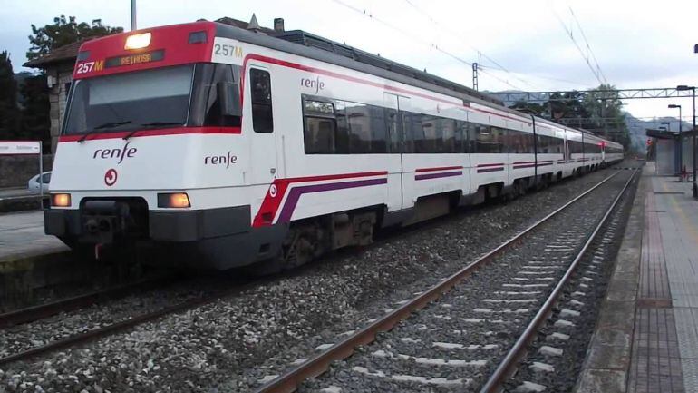 Tren de Cercanías de Cantabria. 